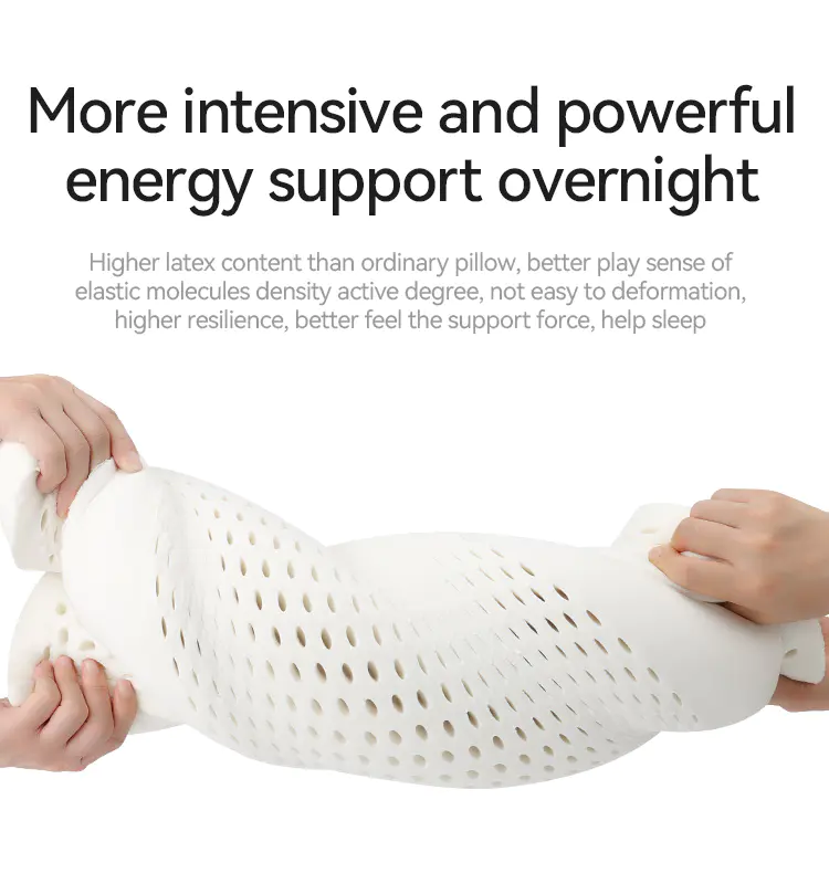 Old People Latex Ergonomic Pillow